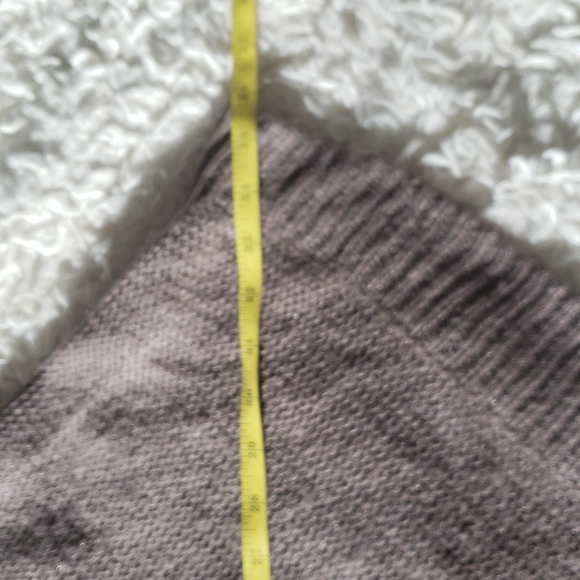 Christopher & Banks Poncho Taupe Gray /Tan OS - Picture 5 of 8